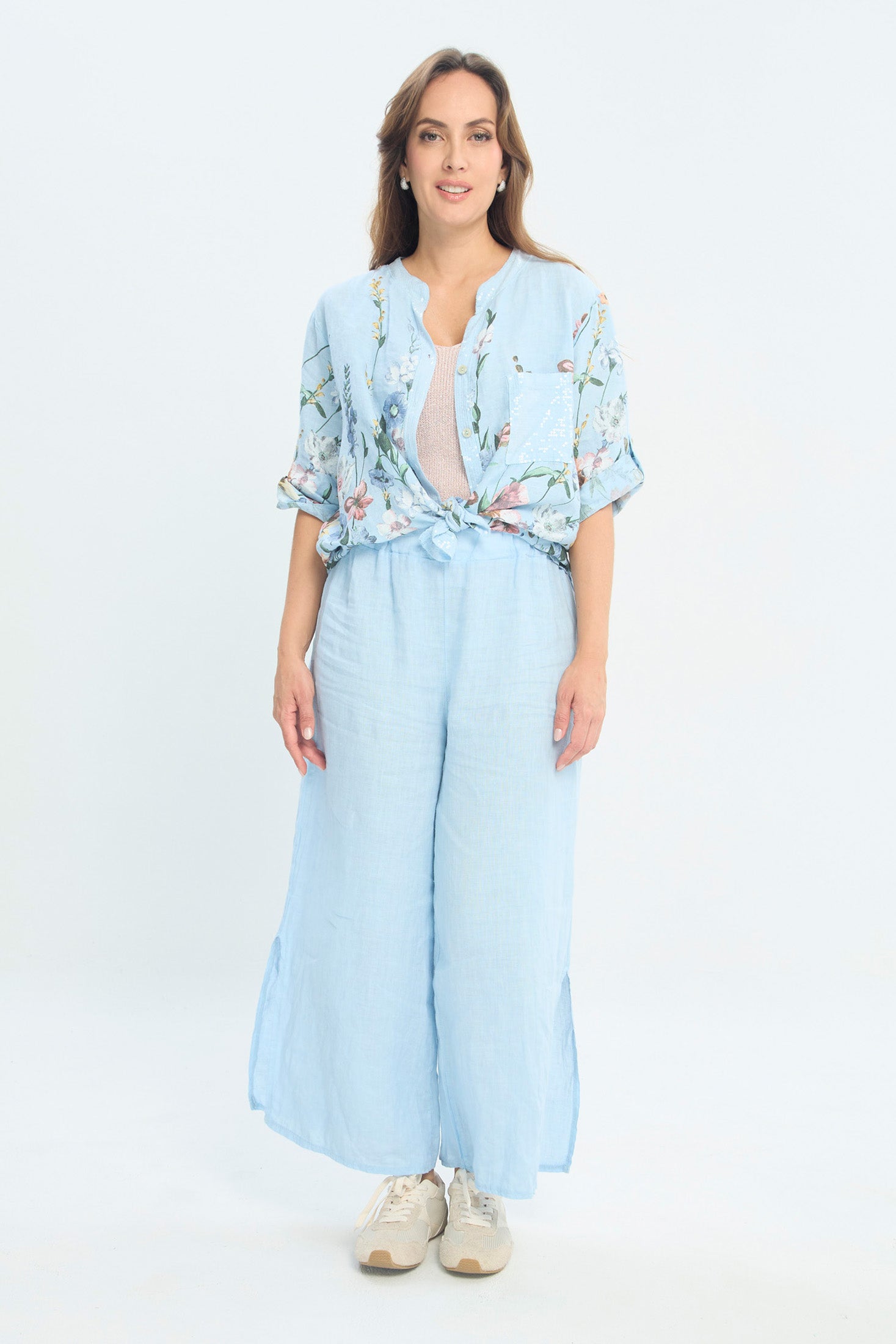 Pantalón Lino Abertura NEW