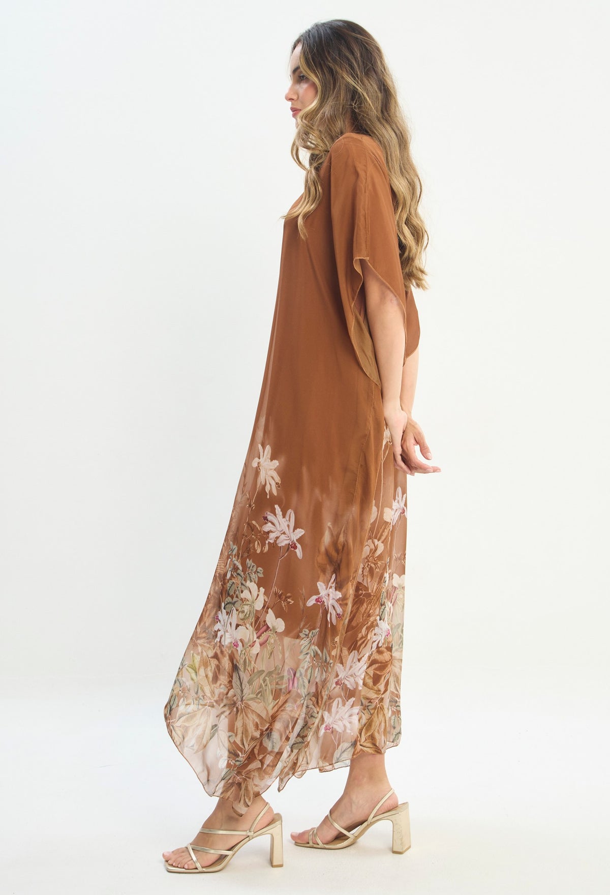 Vestido Largo Marrón - BYBLA outlet - vista 2