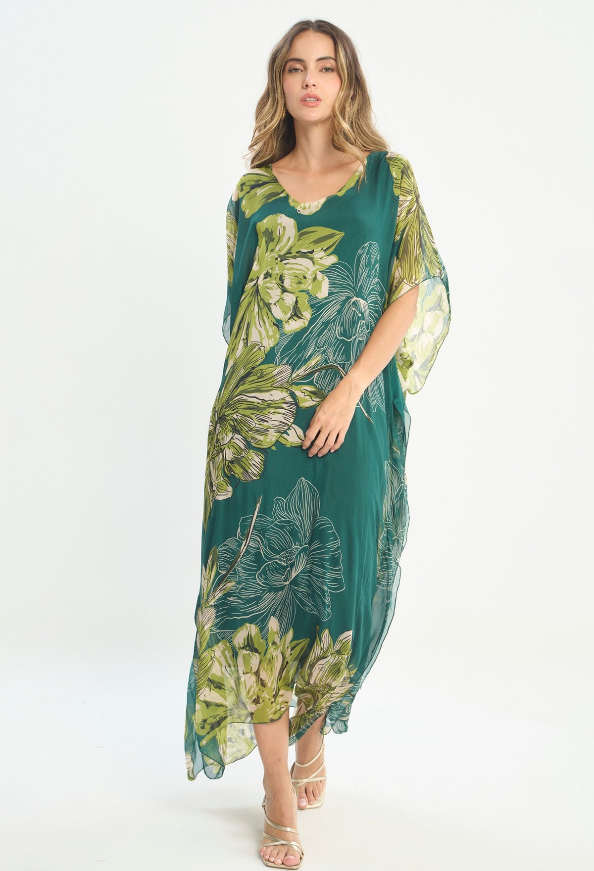 Vestido Largo Verde - BYBLA outlet