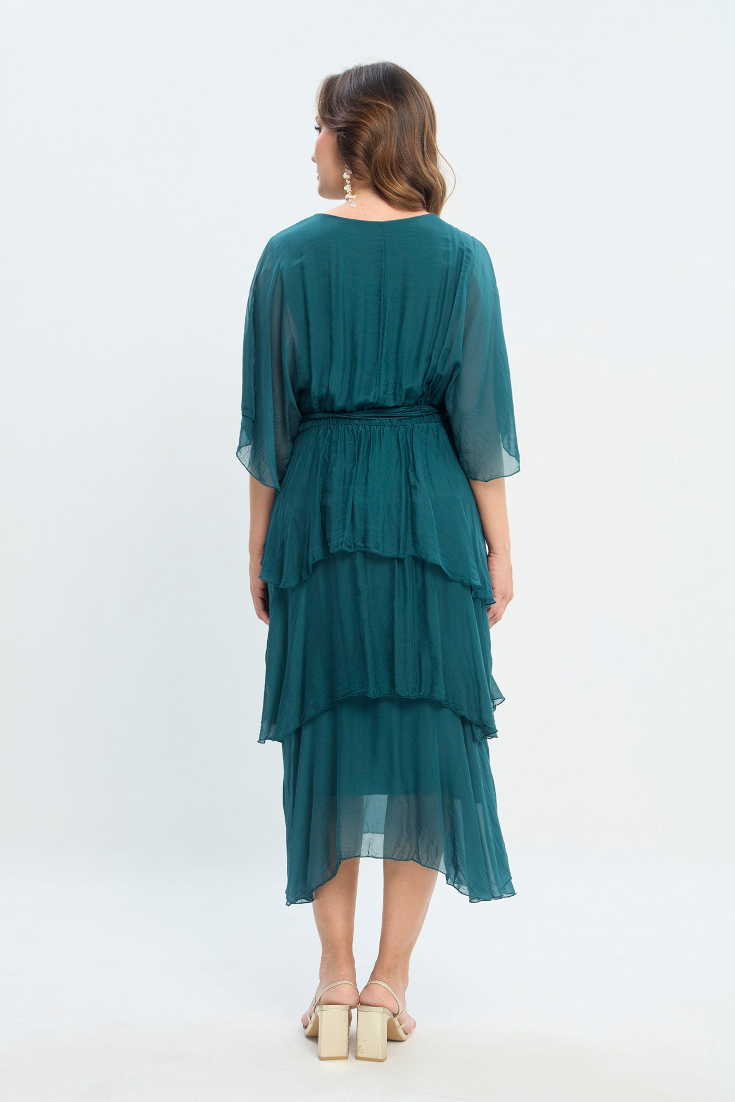 Vestido en Seda Boleros NEW vista 4 - BYBLA Colombia