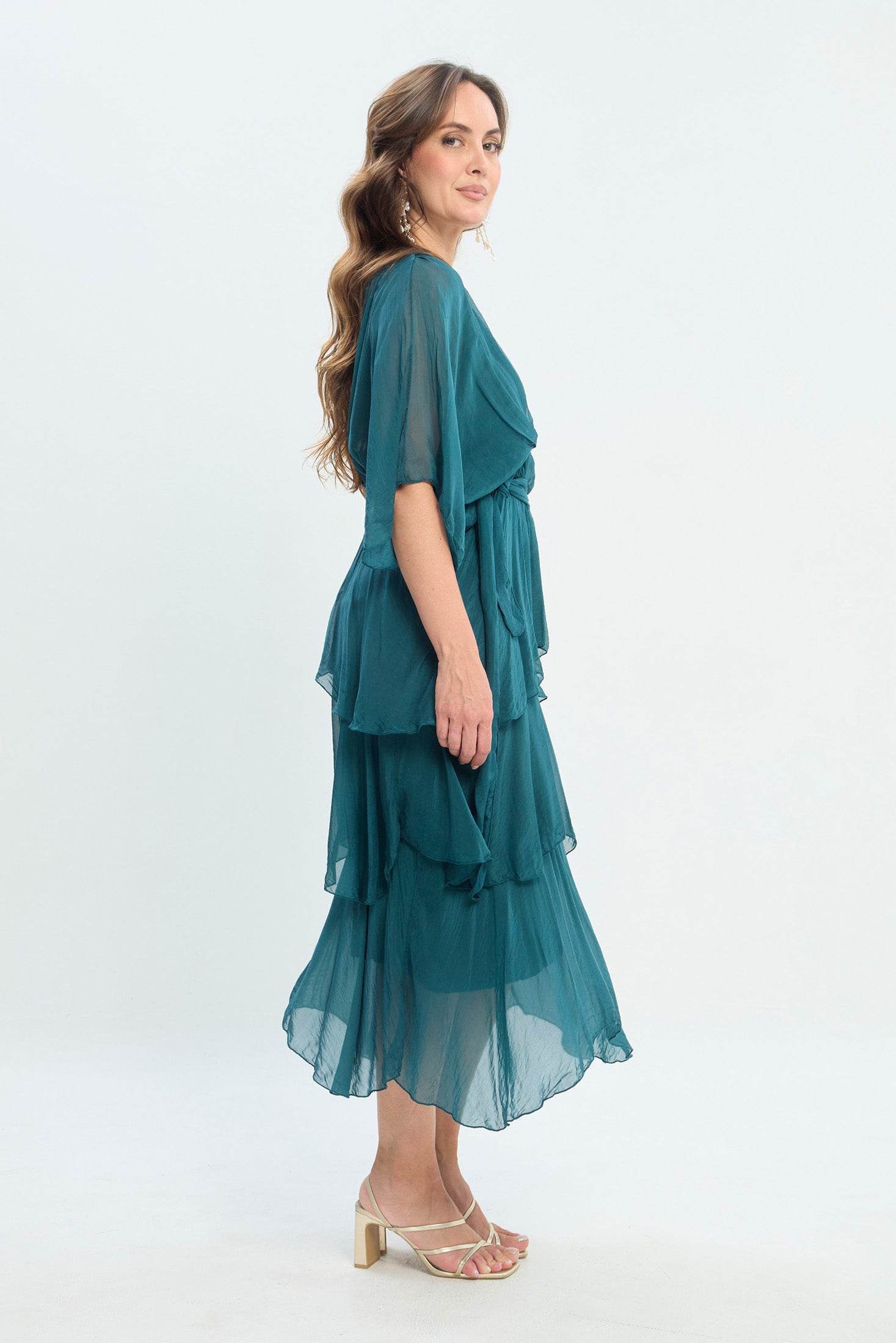 Vestido en Seda Boleros NEW vista 3 - BYBLA Colombia