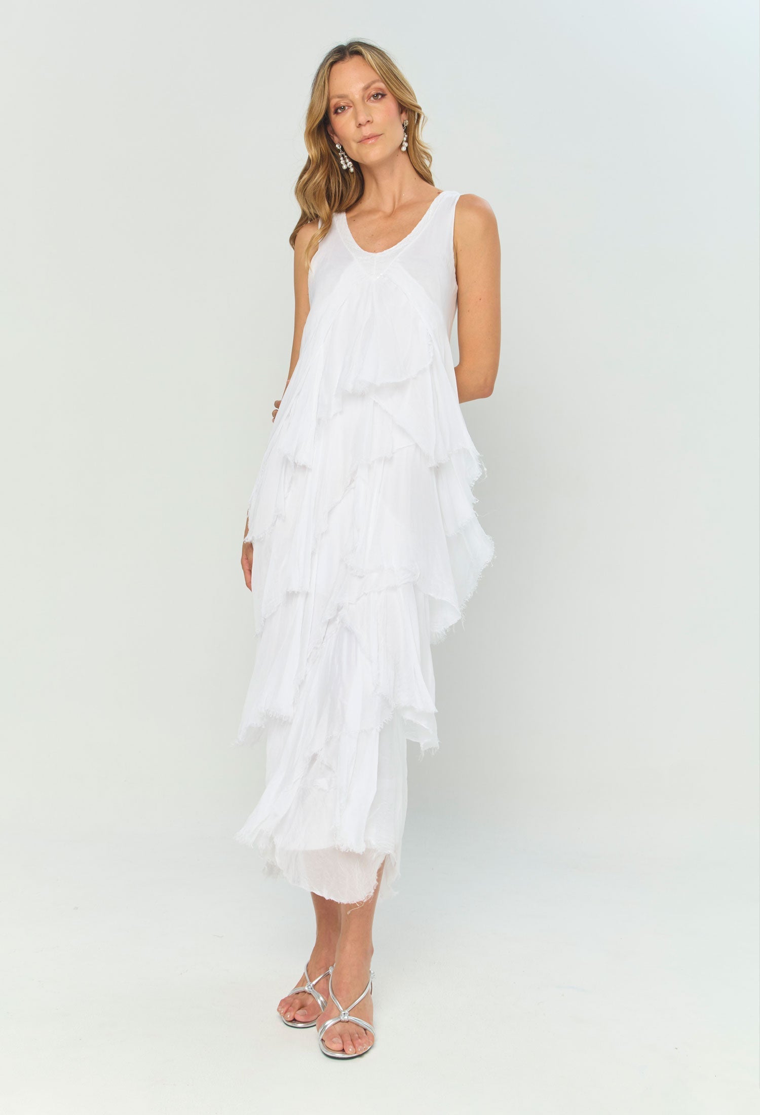 Vestido blanco BYBLA