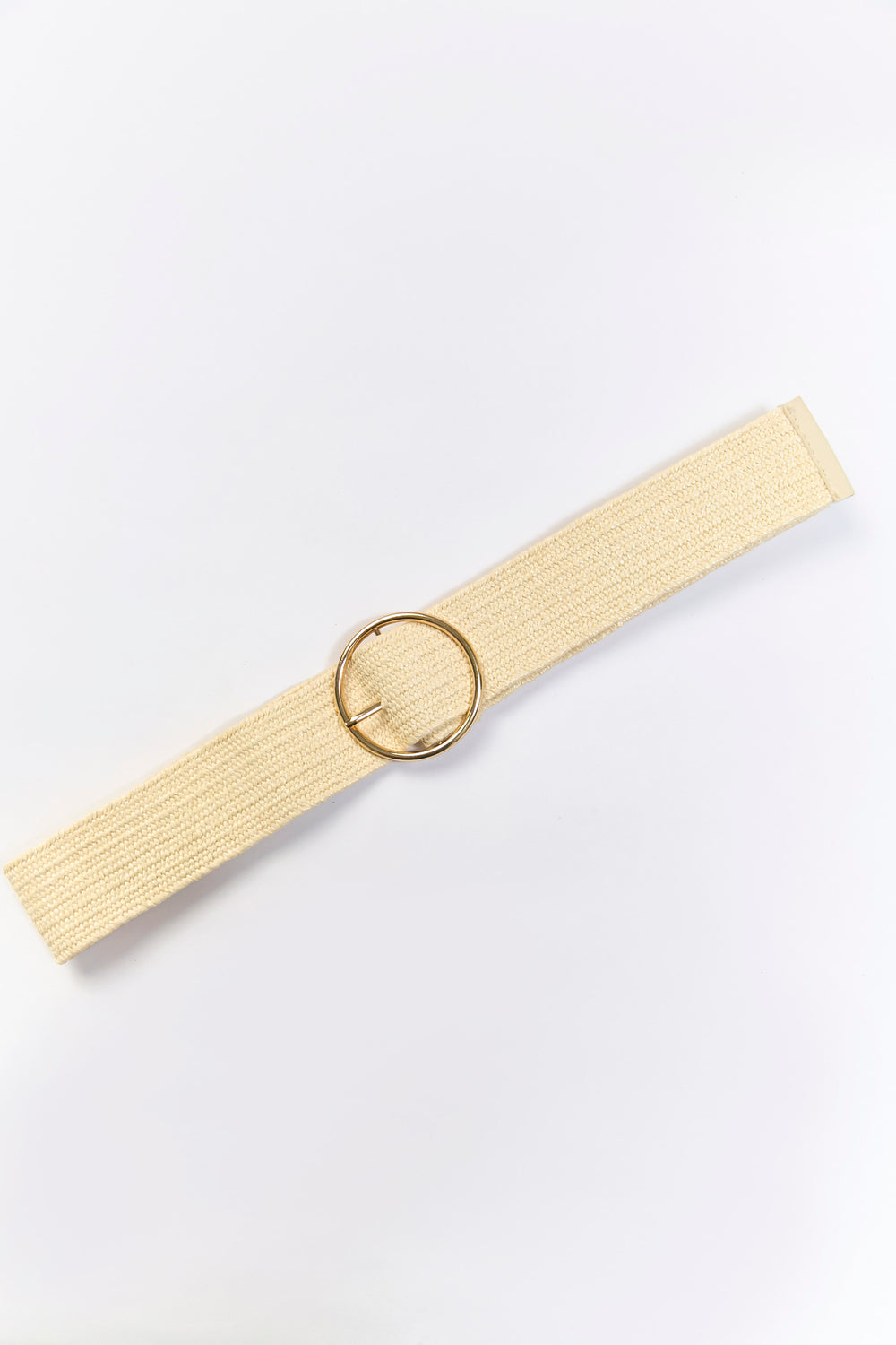 Cinturón beige clásico