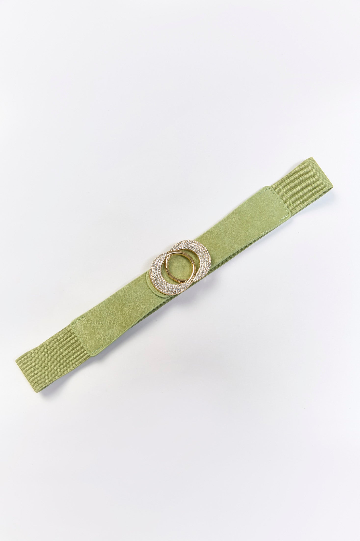 Cinturón verde clásico de pasador