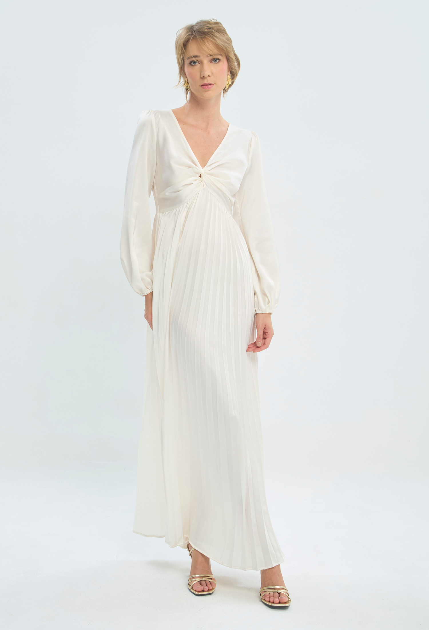 Vestido Largo Beige BYBLA