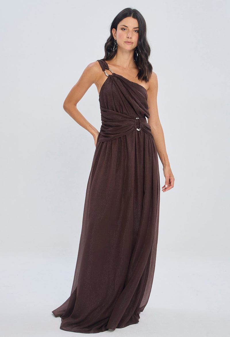 Vestido Largo Un Hombro NEW