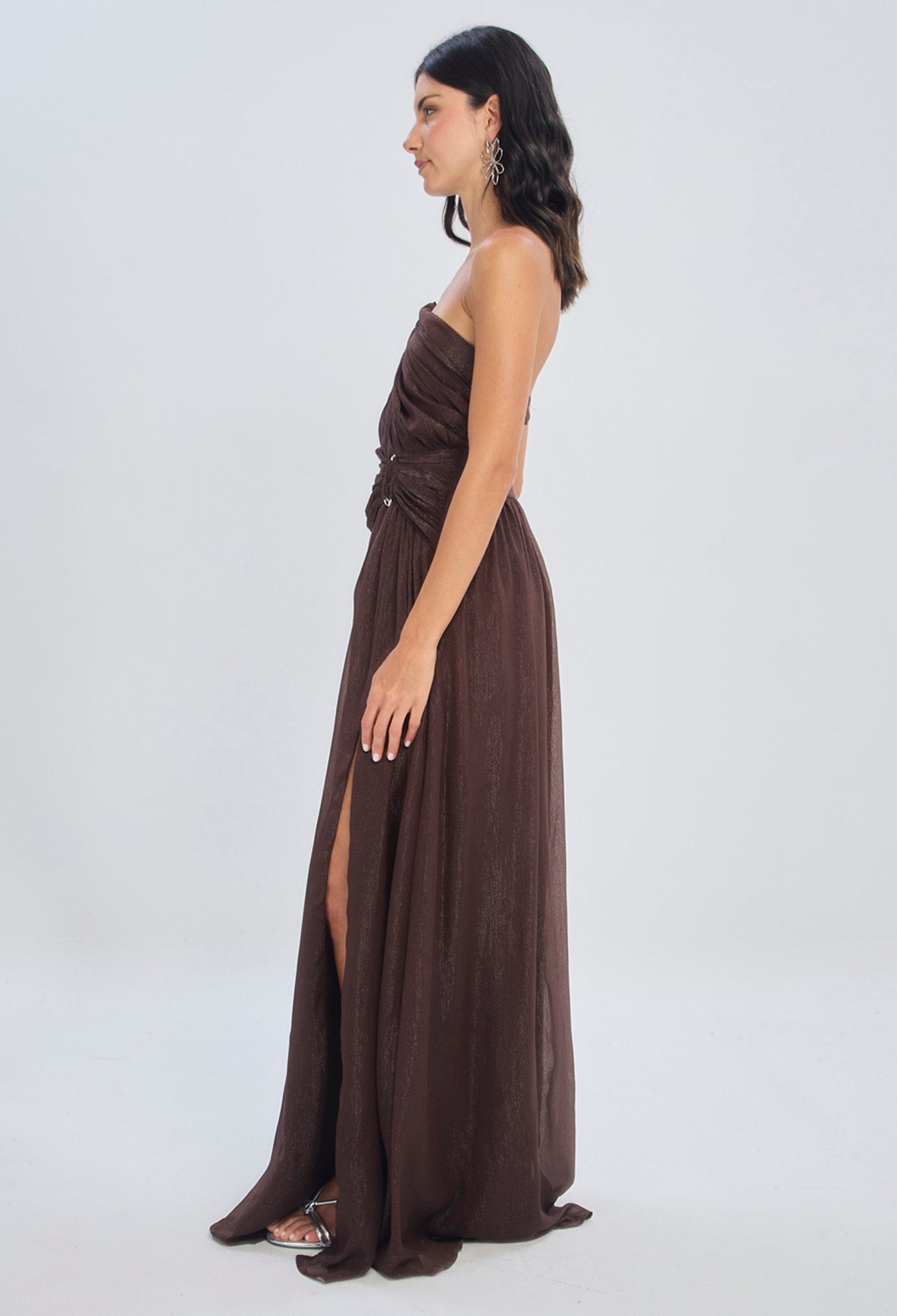 Vestido Largo Un Hombro - Foto 2