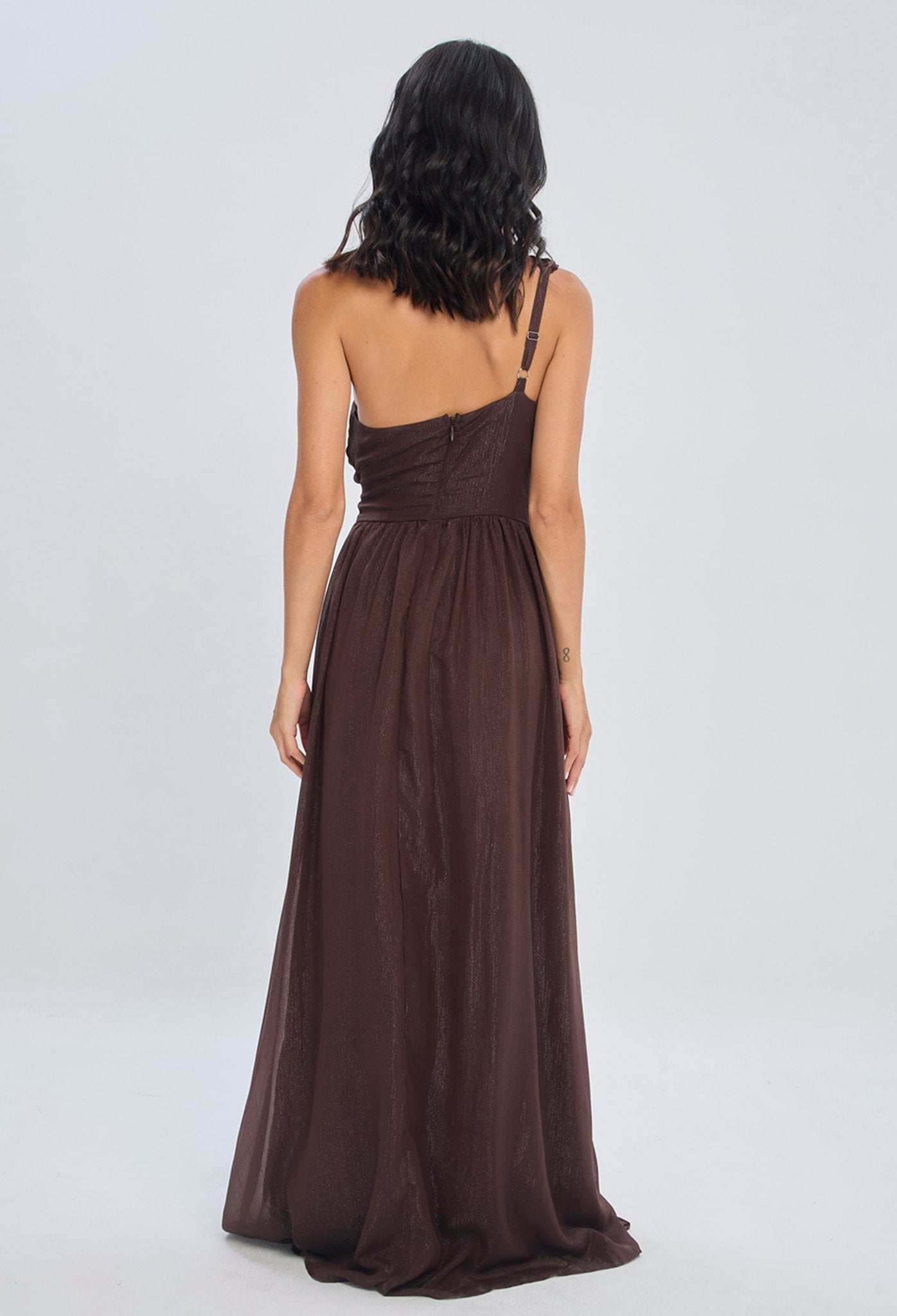 Vestido Largo Un Hombro - Foto 4