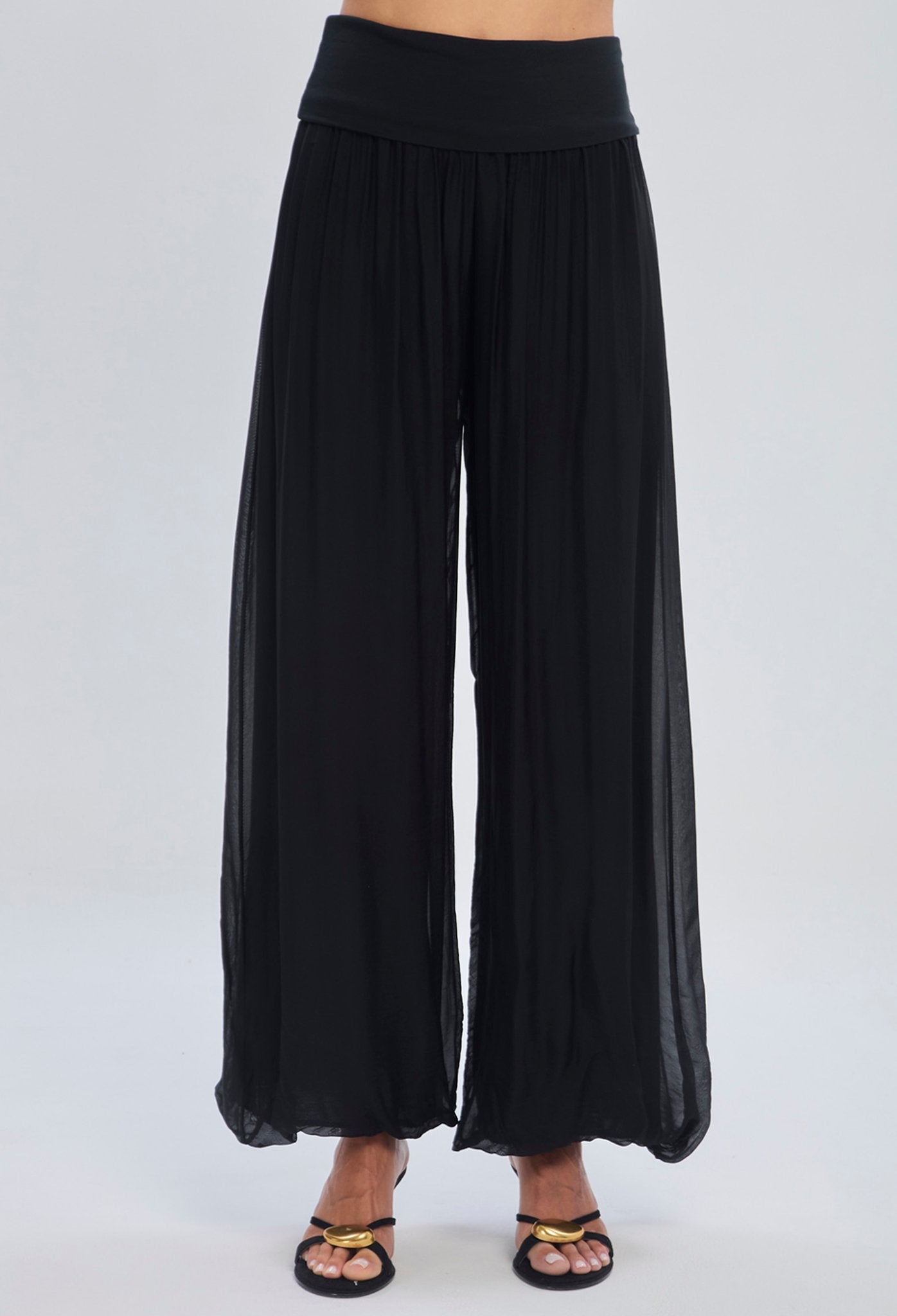 Pantalón Palazzo Viscosa y Seda