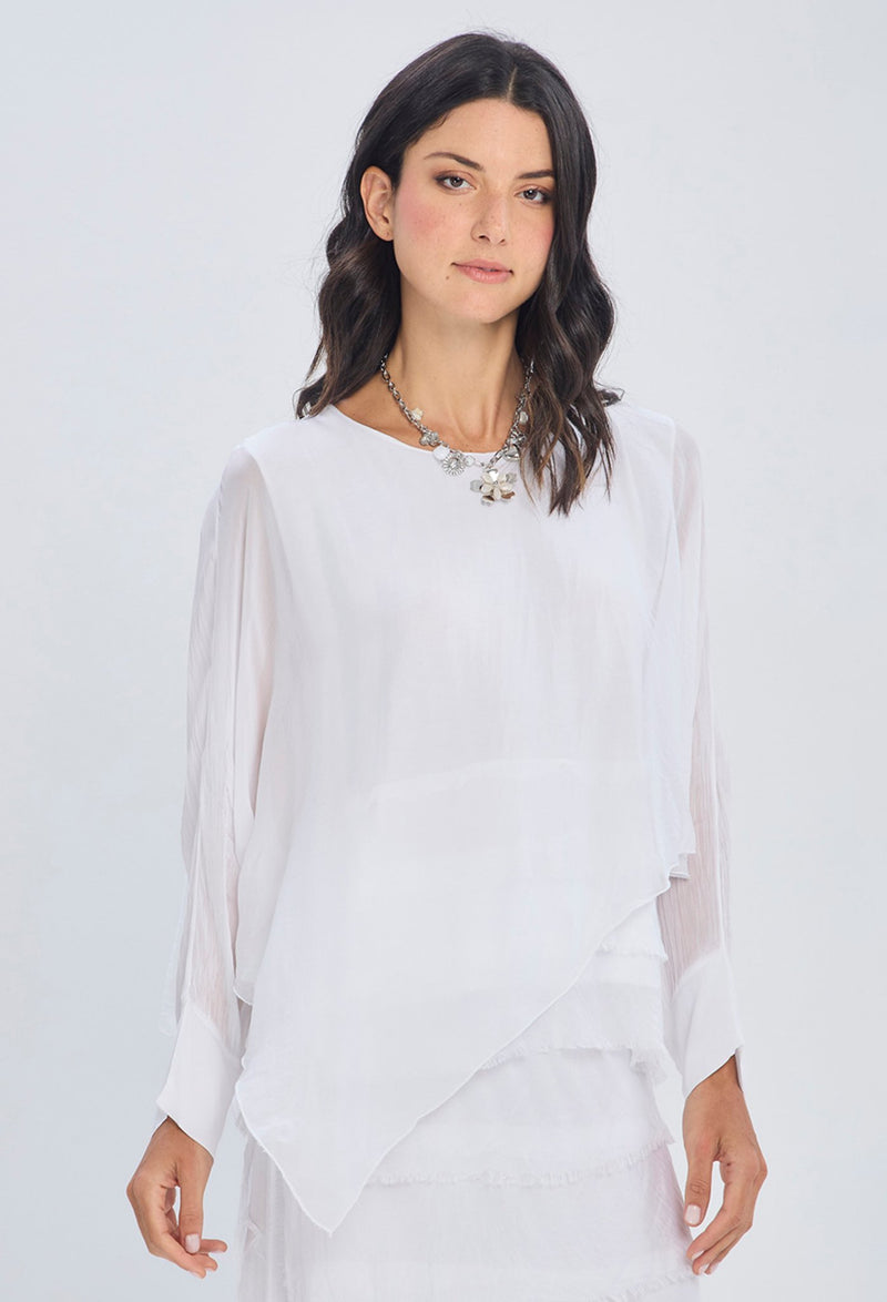 Blusa Fluida Transparencia NEW