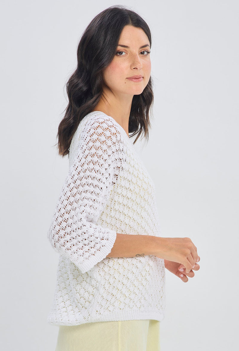 Blusa Crochet Calado NEW
