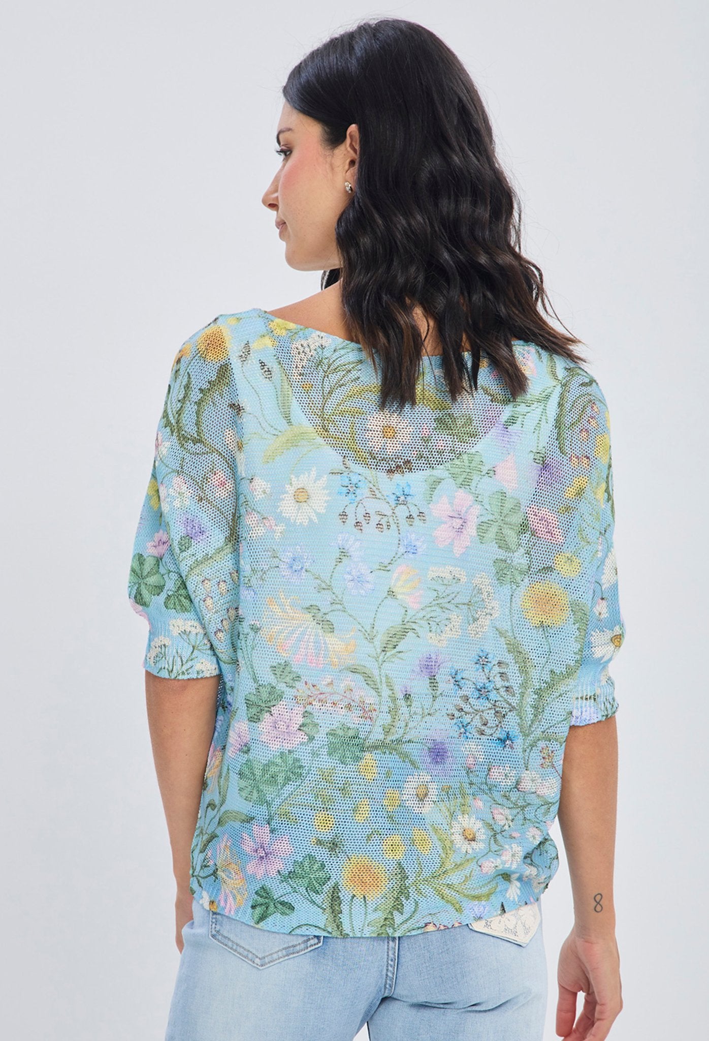Blusa Tejida Flores Silvestres - Foto 2