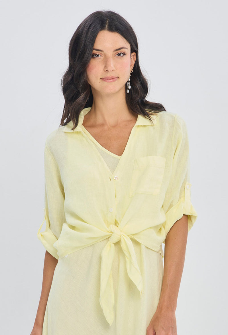 Blusa Camisera Anudado Frontal NEW