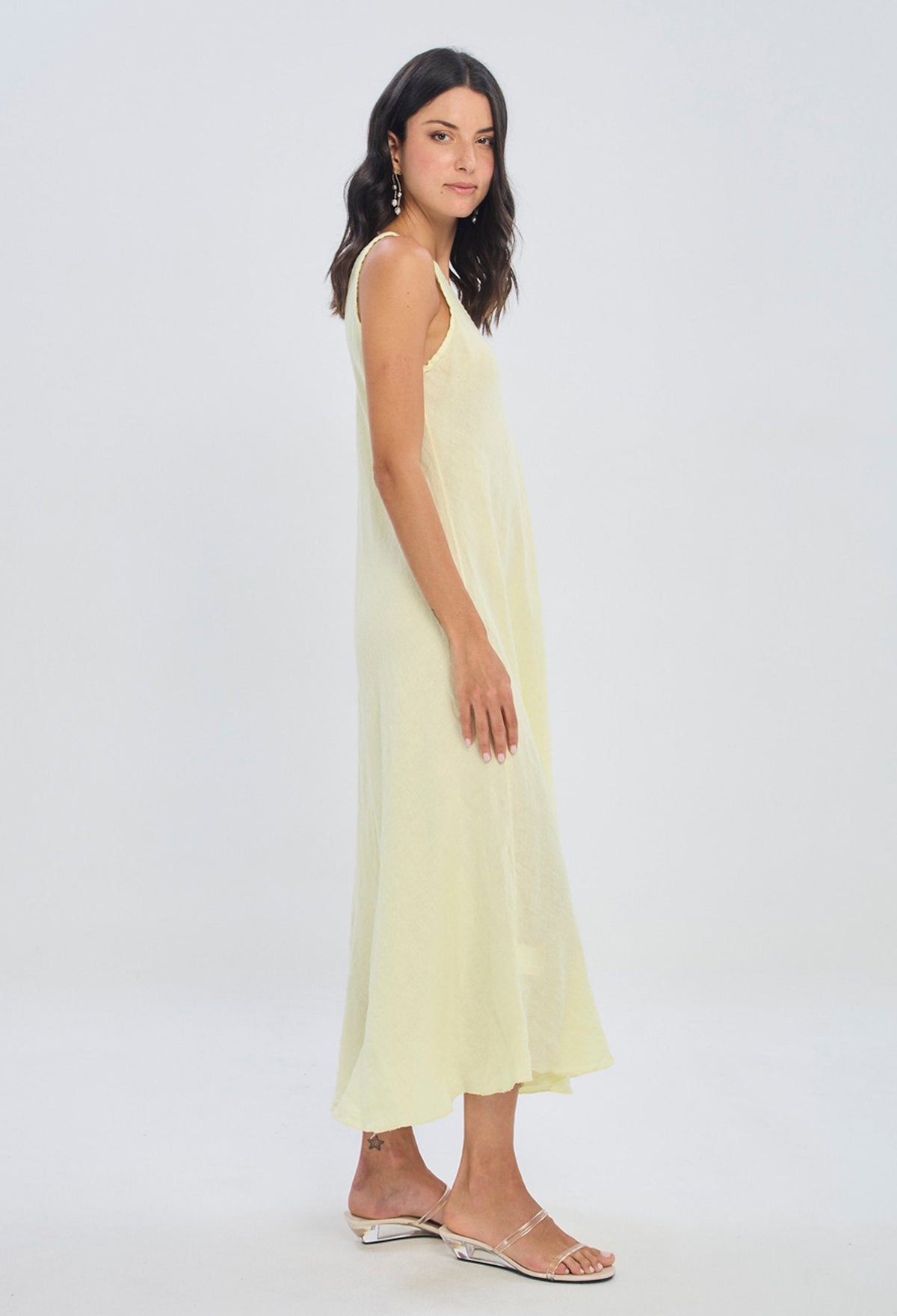 Vestido Midi Lino