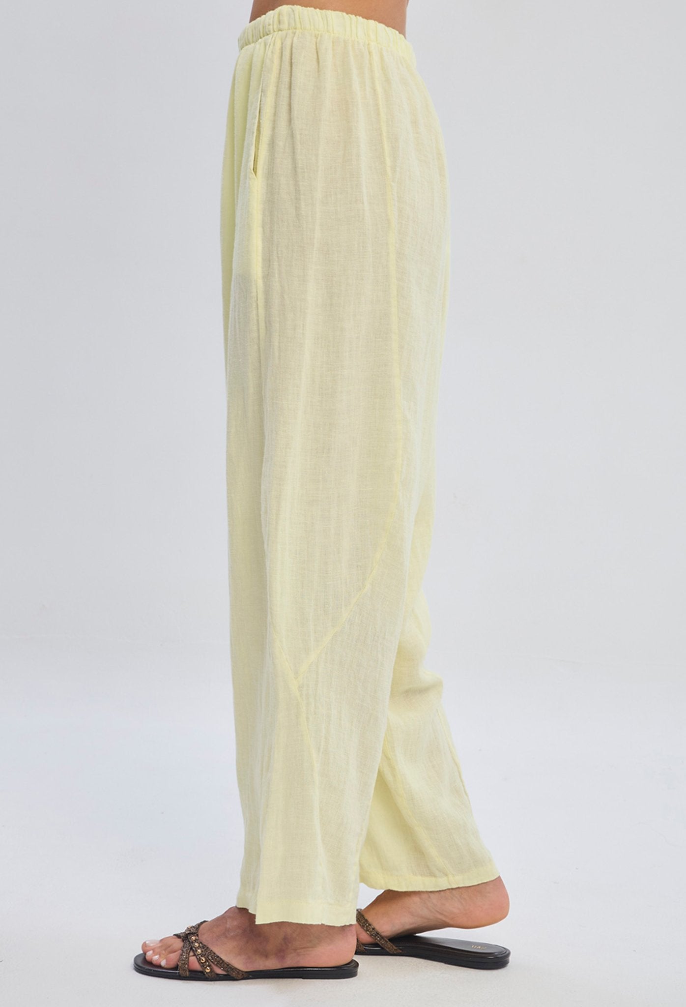 Pantalón Wide Leg Lino NEW