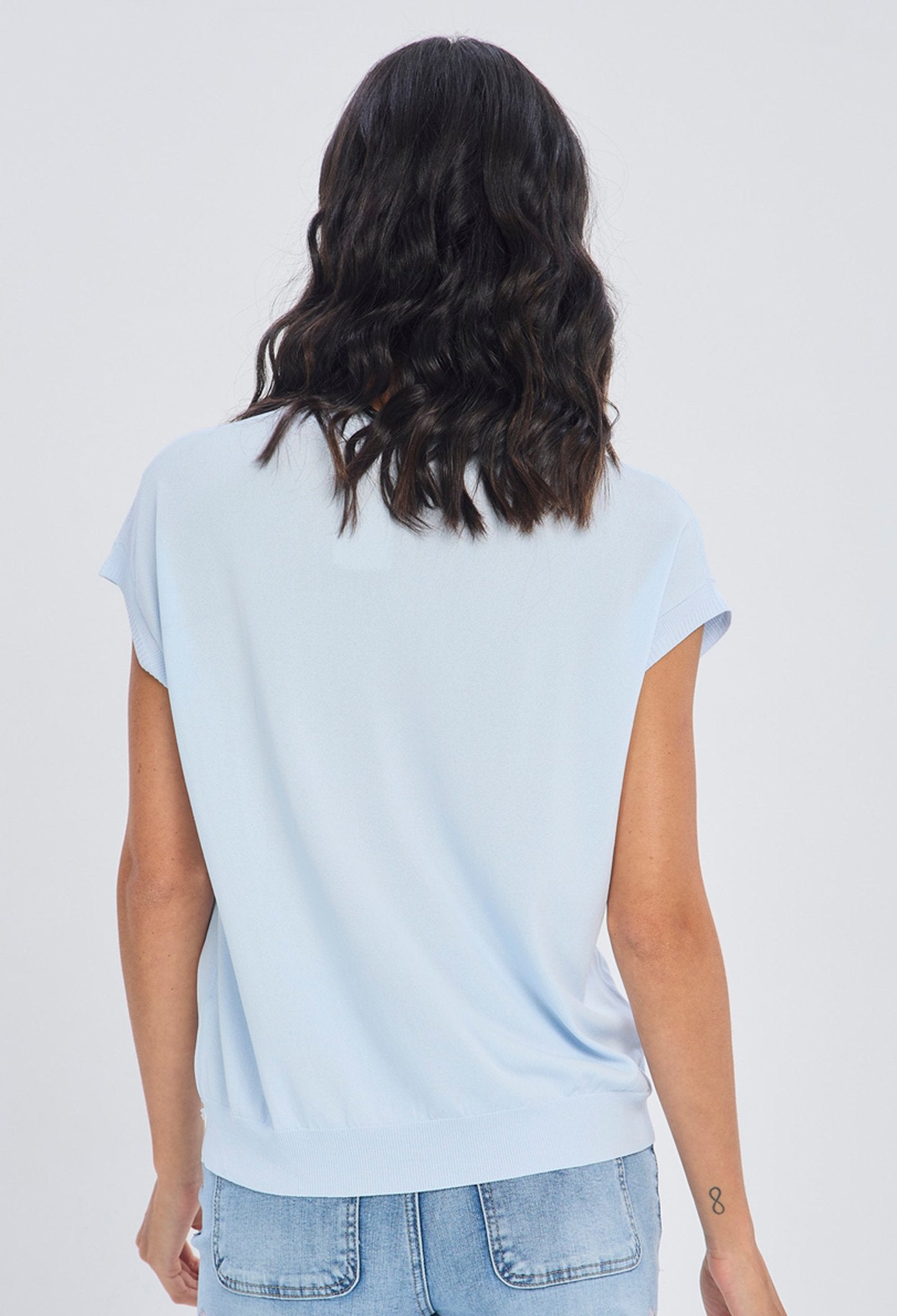 Blusa Sin Manga Básica - Foto 3