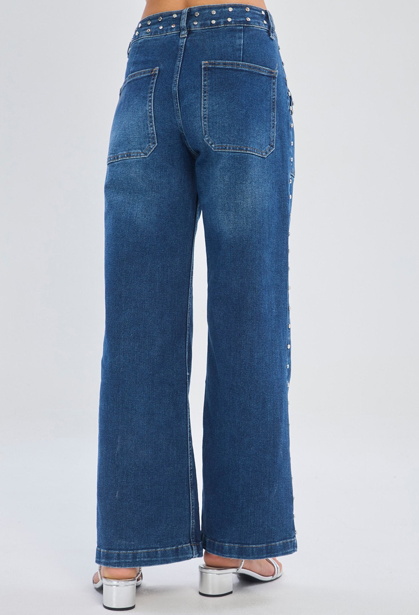Jean Wide Leg Taches NEW