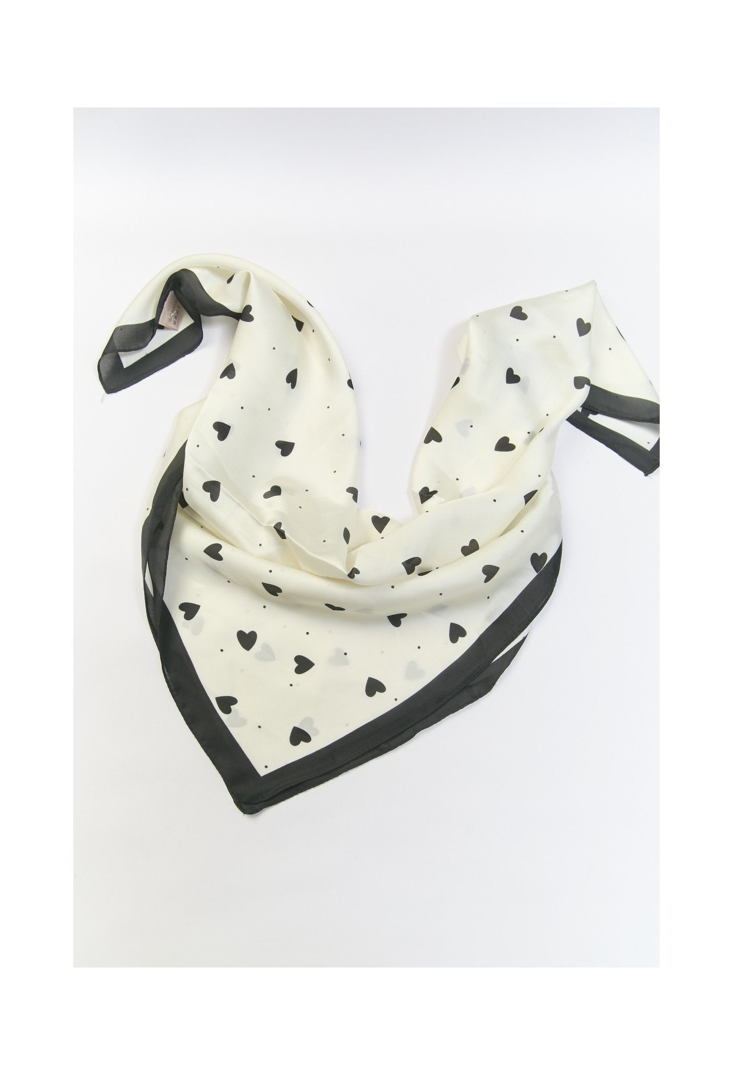 Pañoleta multiuso blanca con estampado suave