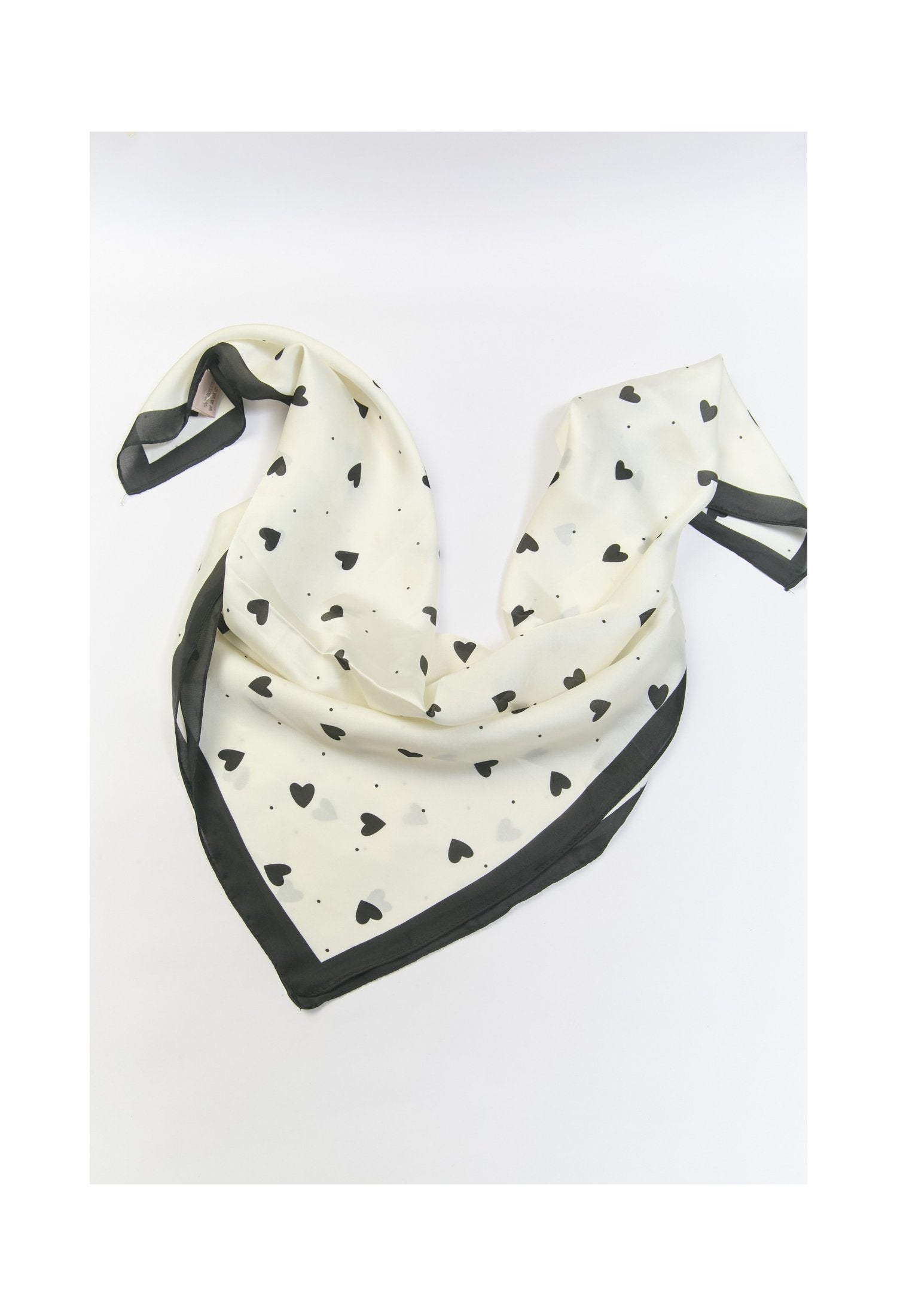 Pañoleta multiuso blanca con estampado suave - vista 2