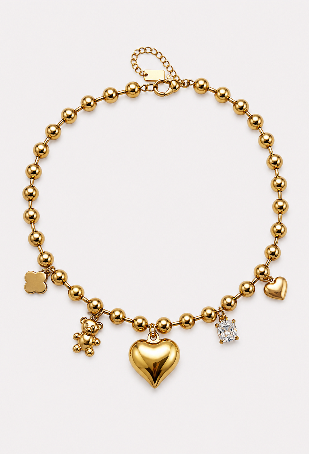 Collar vintage dorado con dije protagonista - Dorados