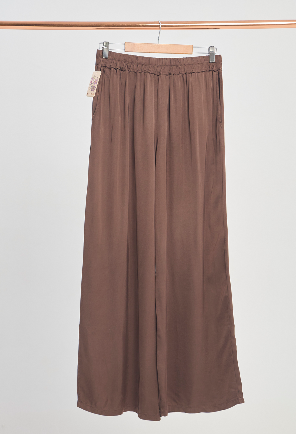 Pantalón Fluido Chocolate BYBLA