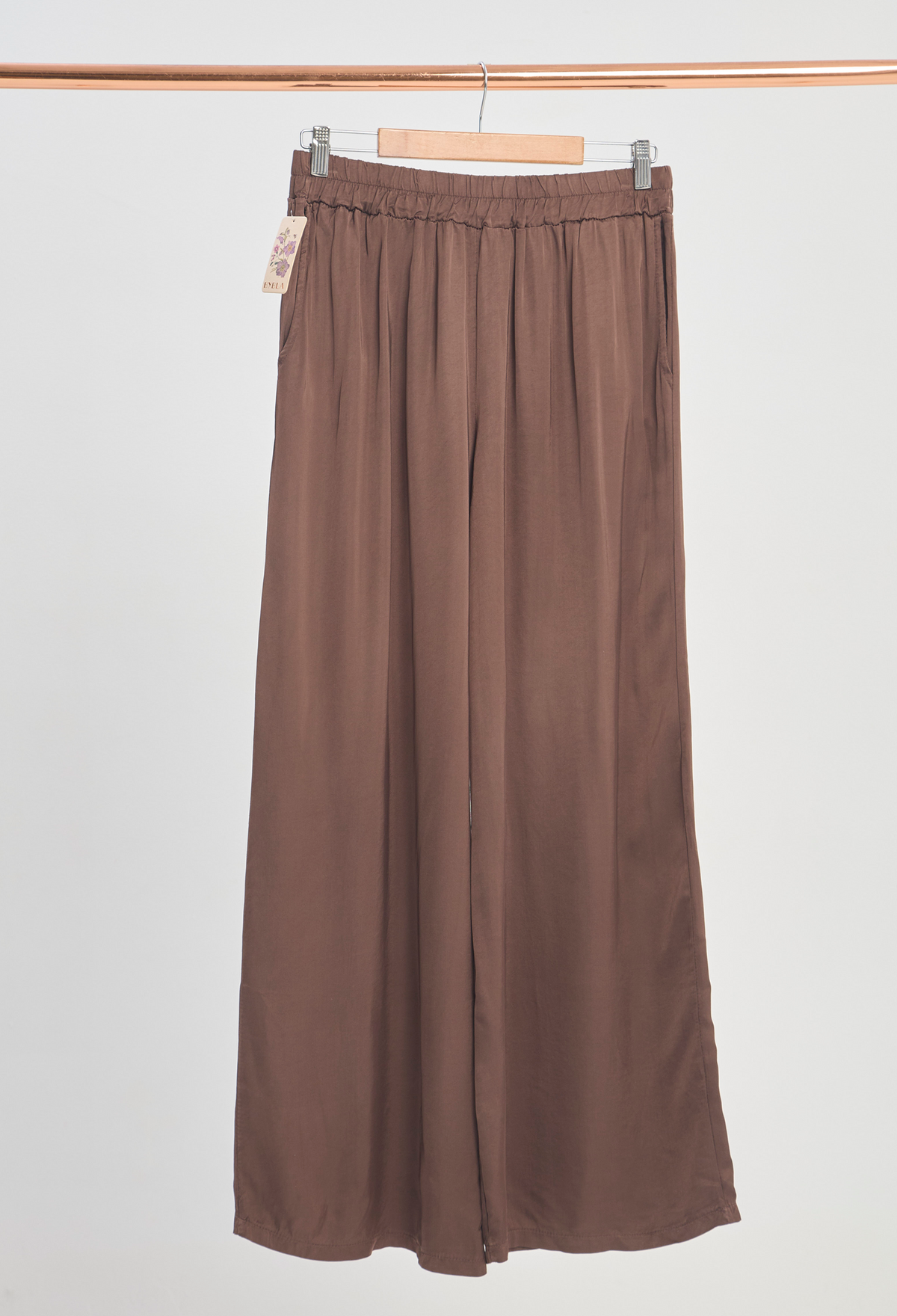 Pantalón Fluido Chocolate BYBLA
