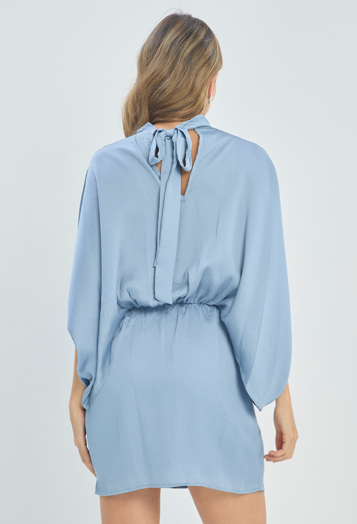 Vestido Corto Azul Cielo BYBLA - vista 4