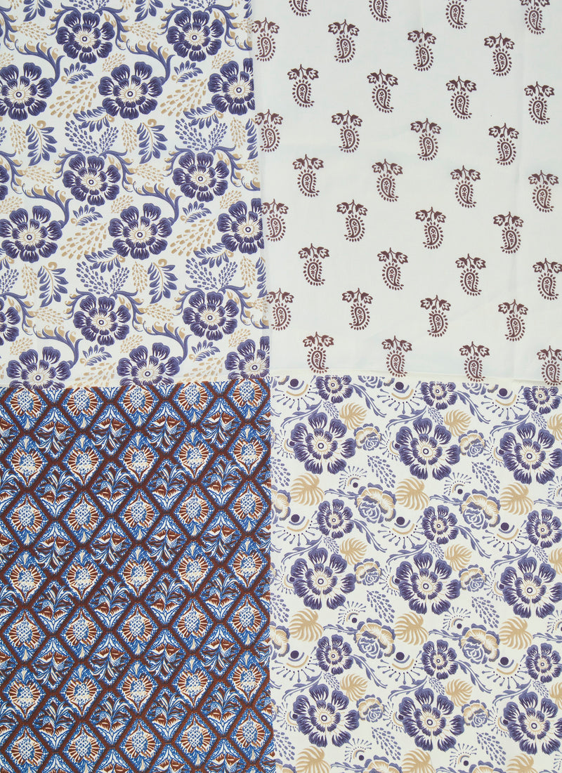 Pañoleta Estampado Azul - Foto 1