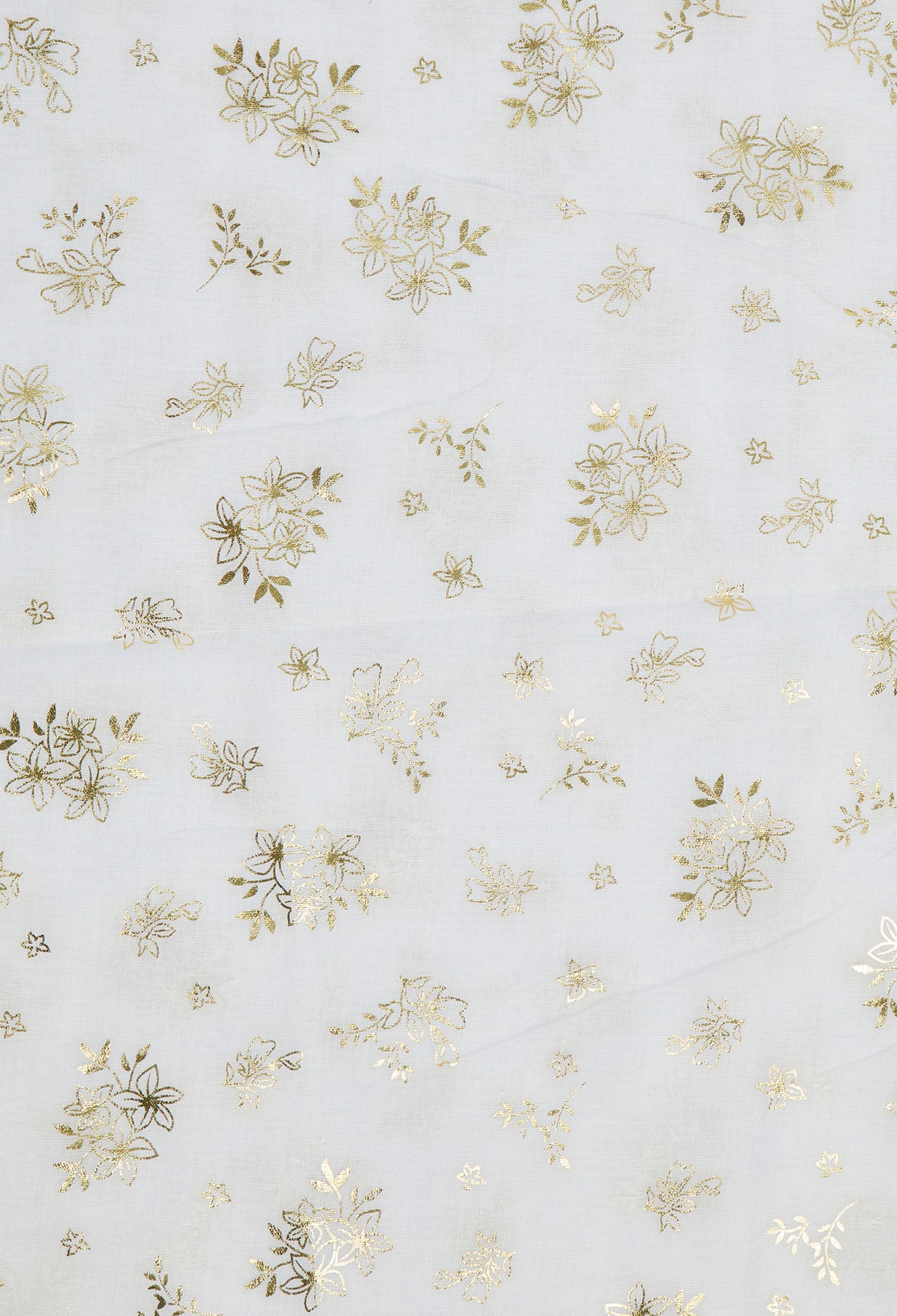 Chalina Blanca Estampado Dorado
