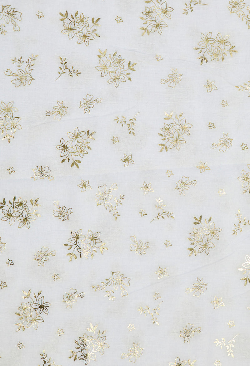 Chalina Blanca Estampado Dorado - Foto 1