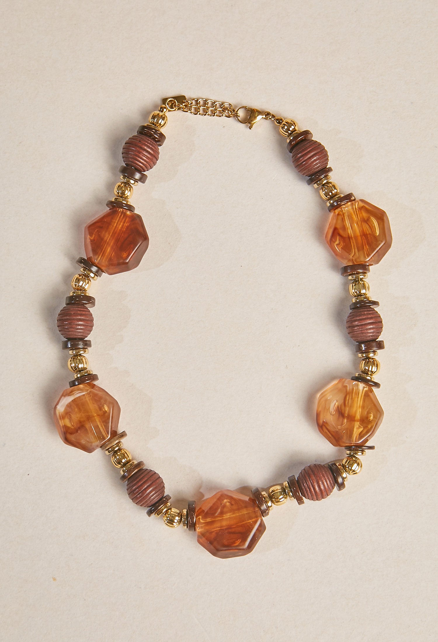 Collar Corto de Eslabones Dorados - BYBLA Colombia