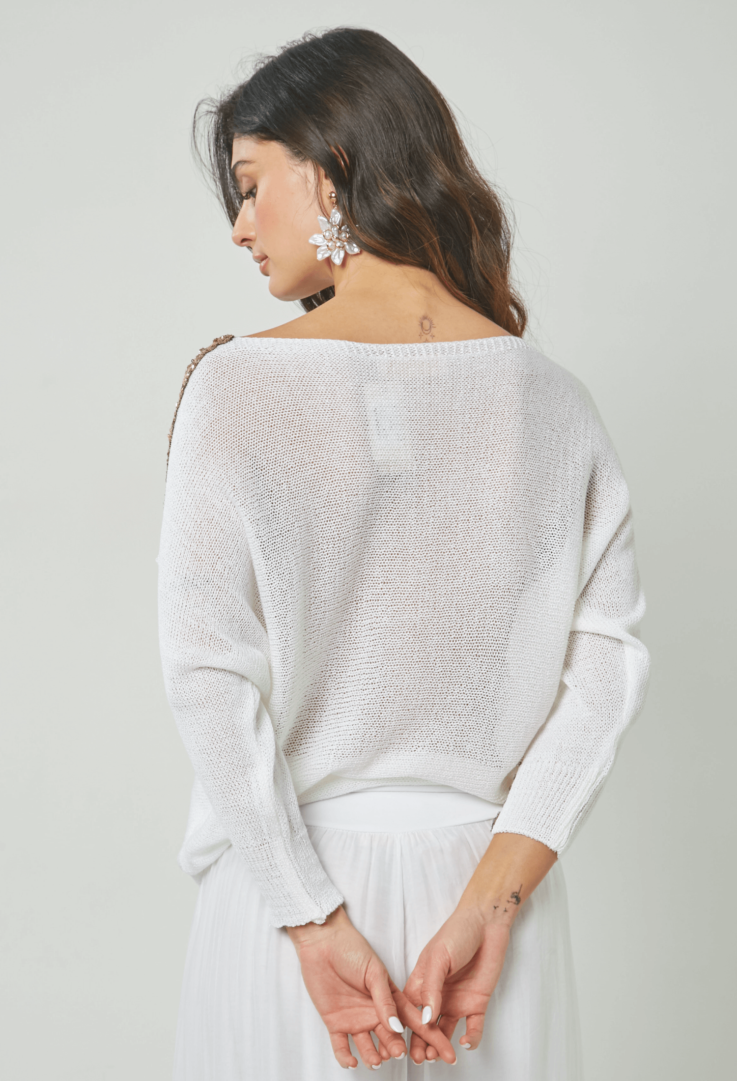 Blusa Tejida Lentejuelas - Foto 3
