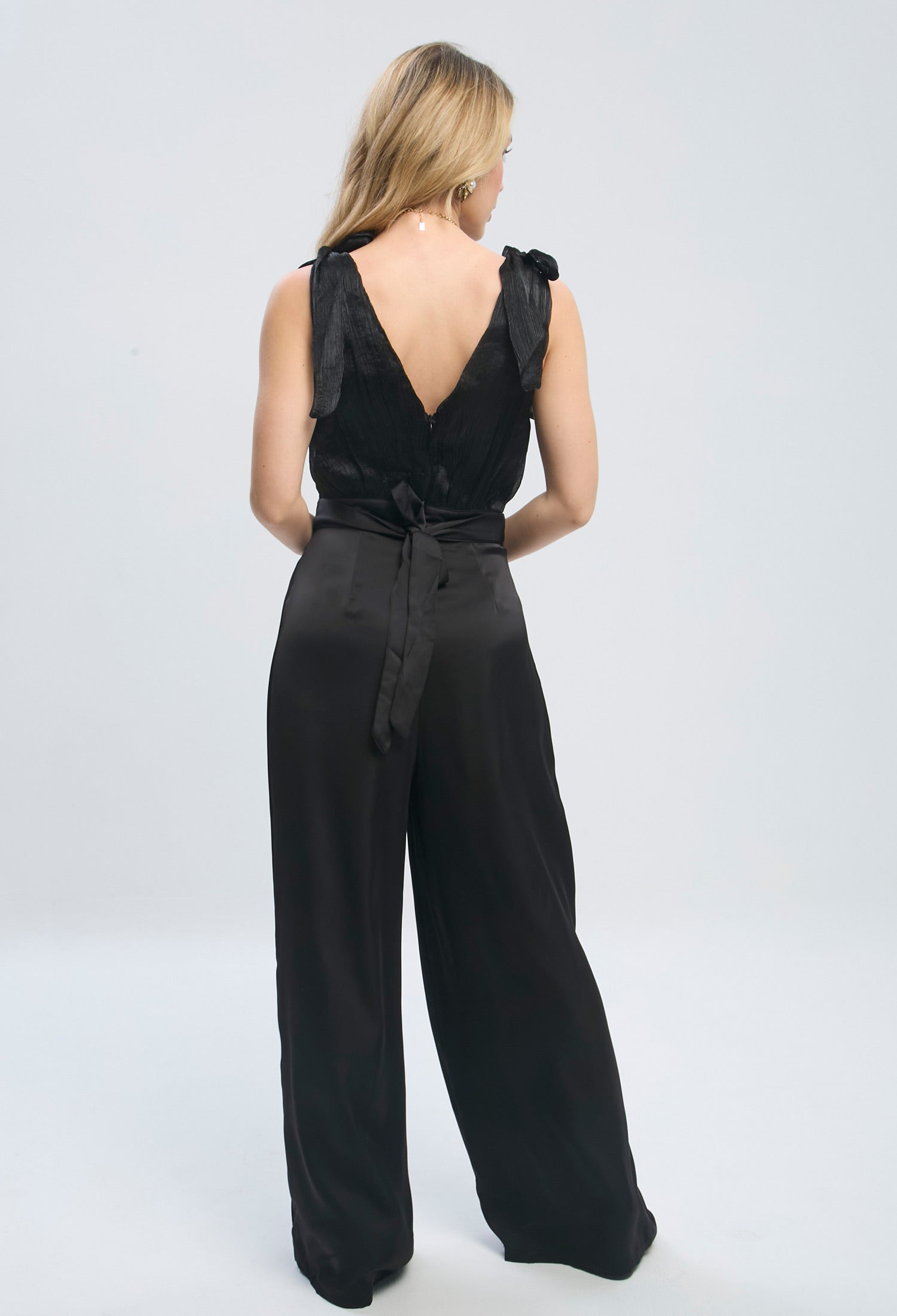 Enterizo Largo Tirantes Moños - SALE