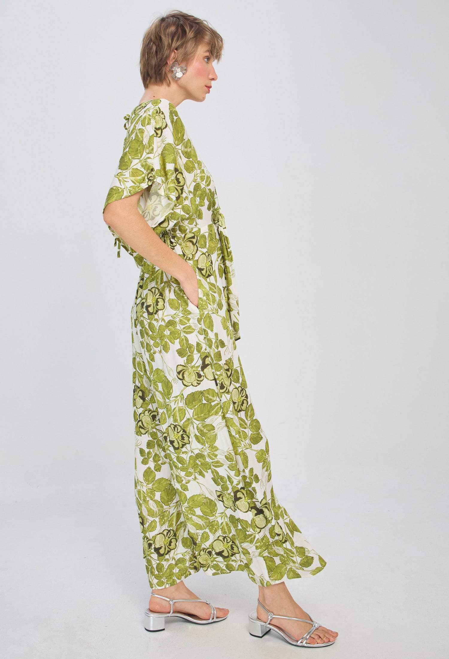 Enterizo Flores Nudo - SALE