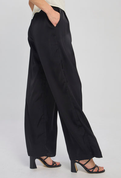 Pantalón Pliegues Mujer NEW - BYBLA S / NEGROS PANTALON