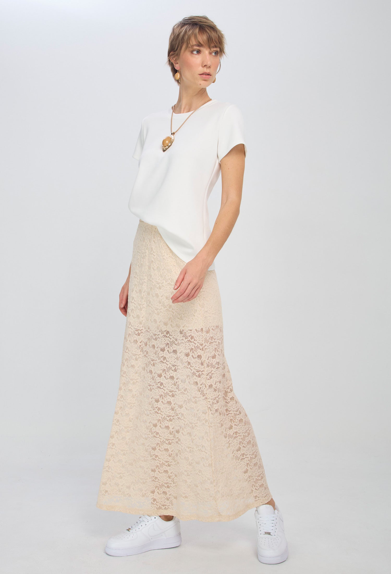 Falda Larga Transparencia - SALE