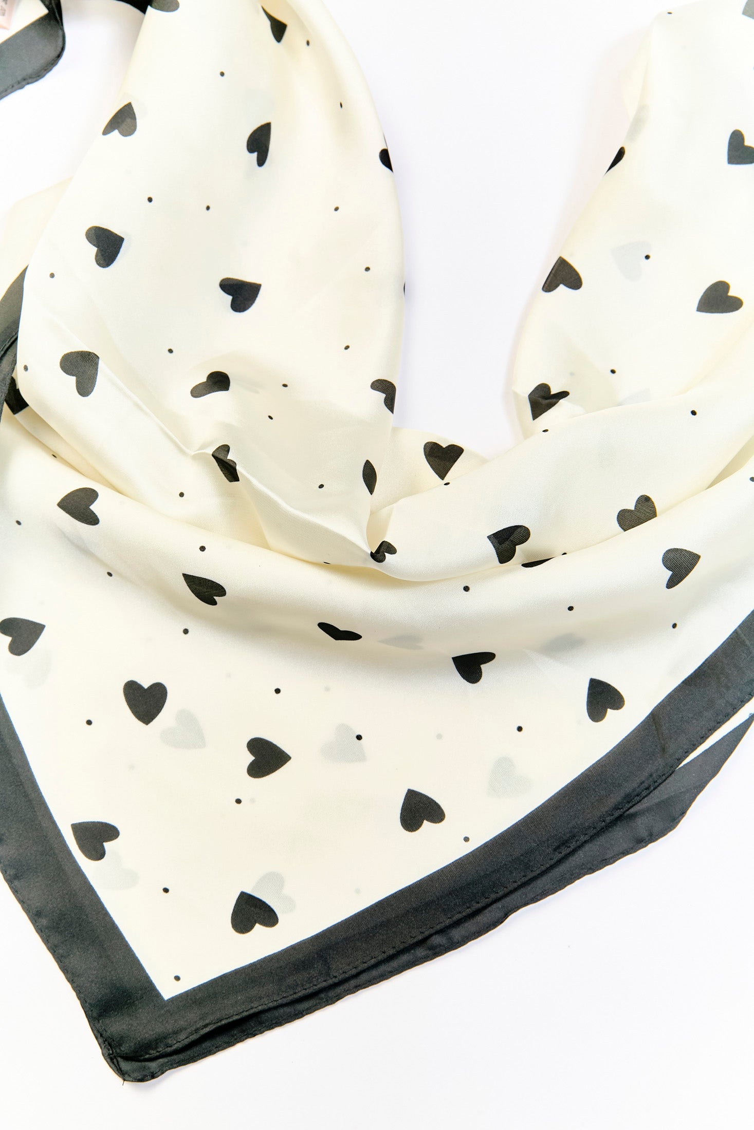 Pañoleta multiuso blanca con estampado suave - vista 2
