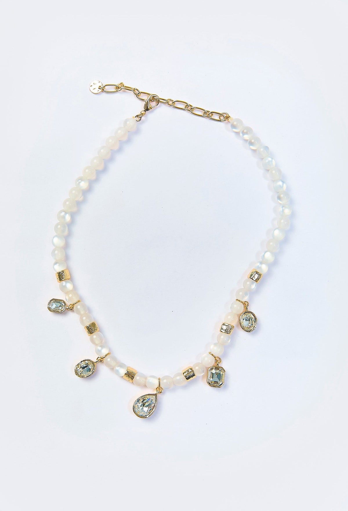 Collar Cristal Dijes Blanco BYBLA