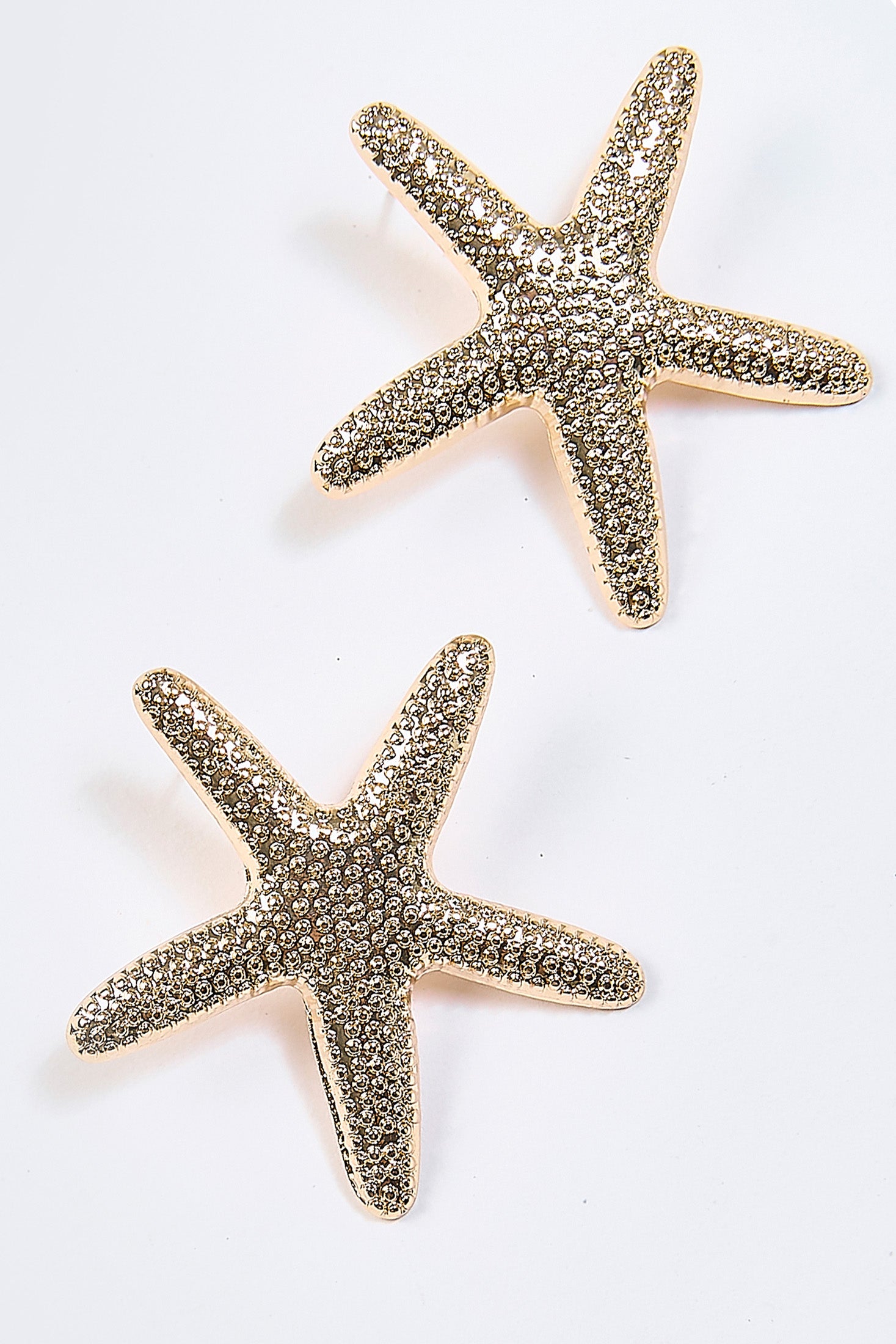 Aretes Topo Estrella de Mar Dorados