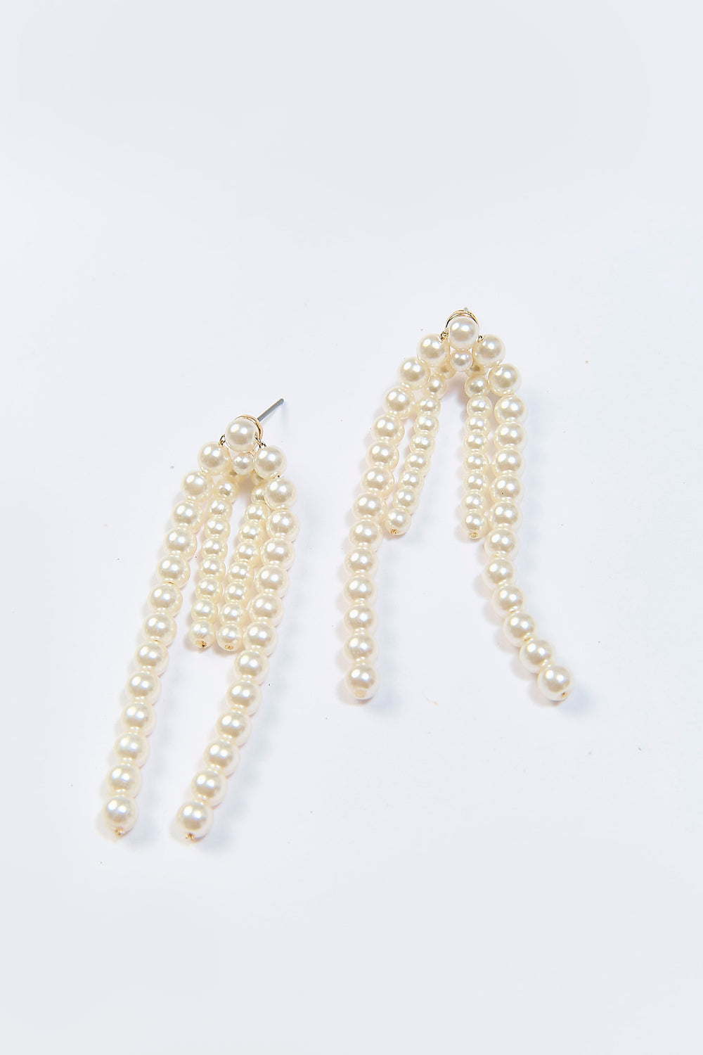 Aretes Flecos con Perla Multicolor - Foto 1