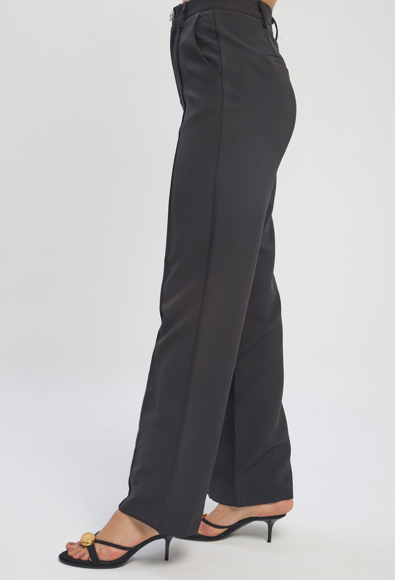 Pantalón Botón Piedras