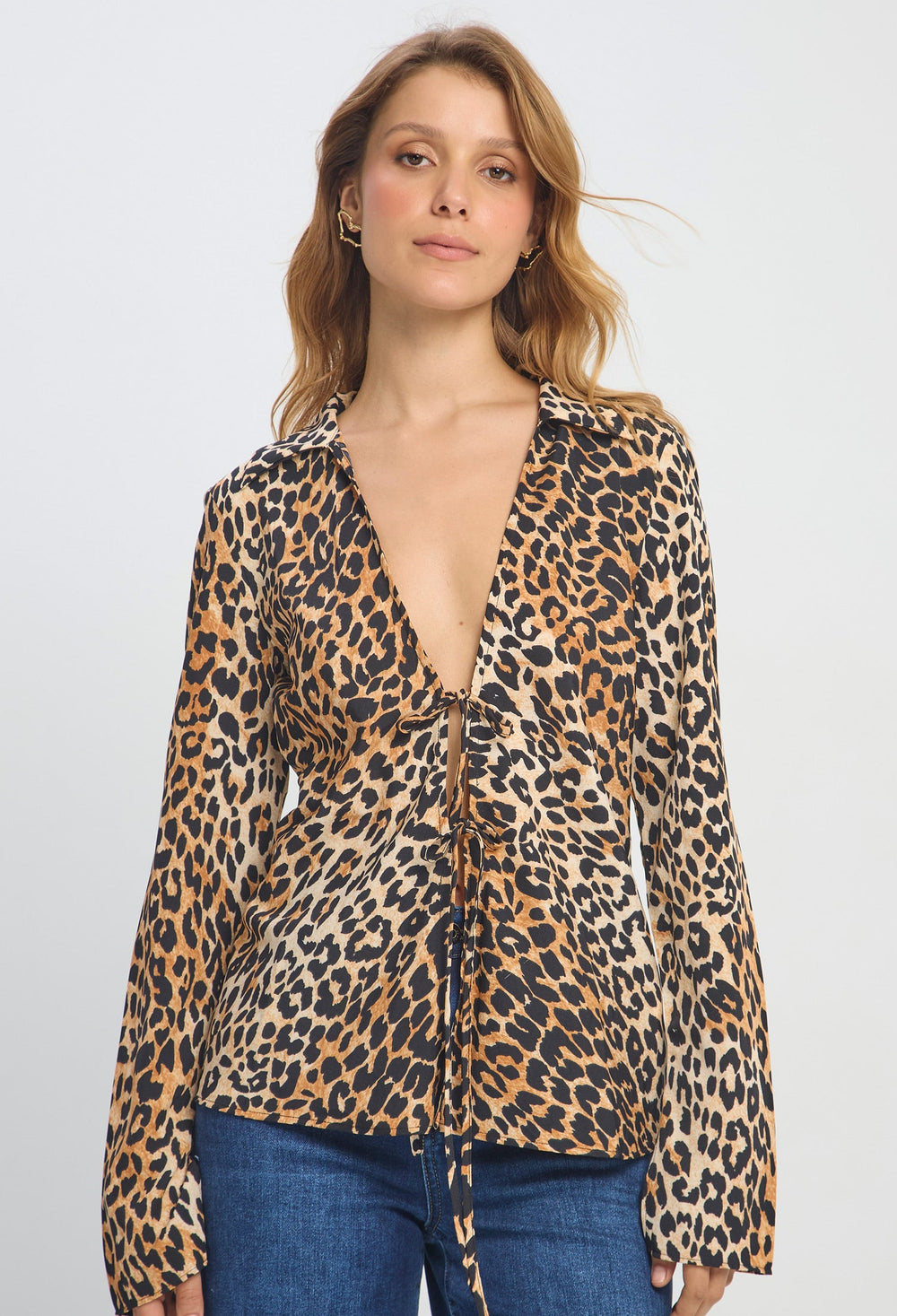 Blusa Animal Print - Outlet BYBLA Colombia