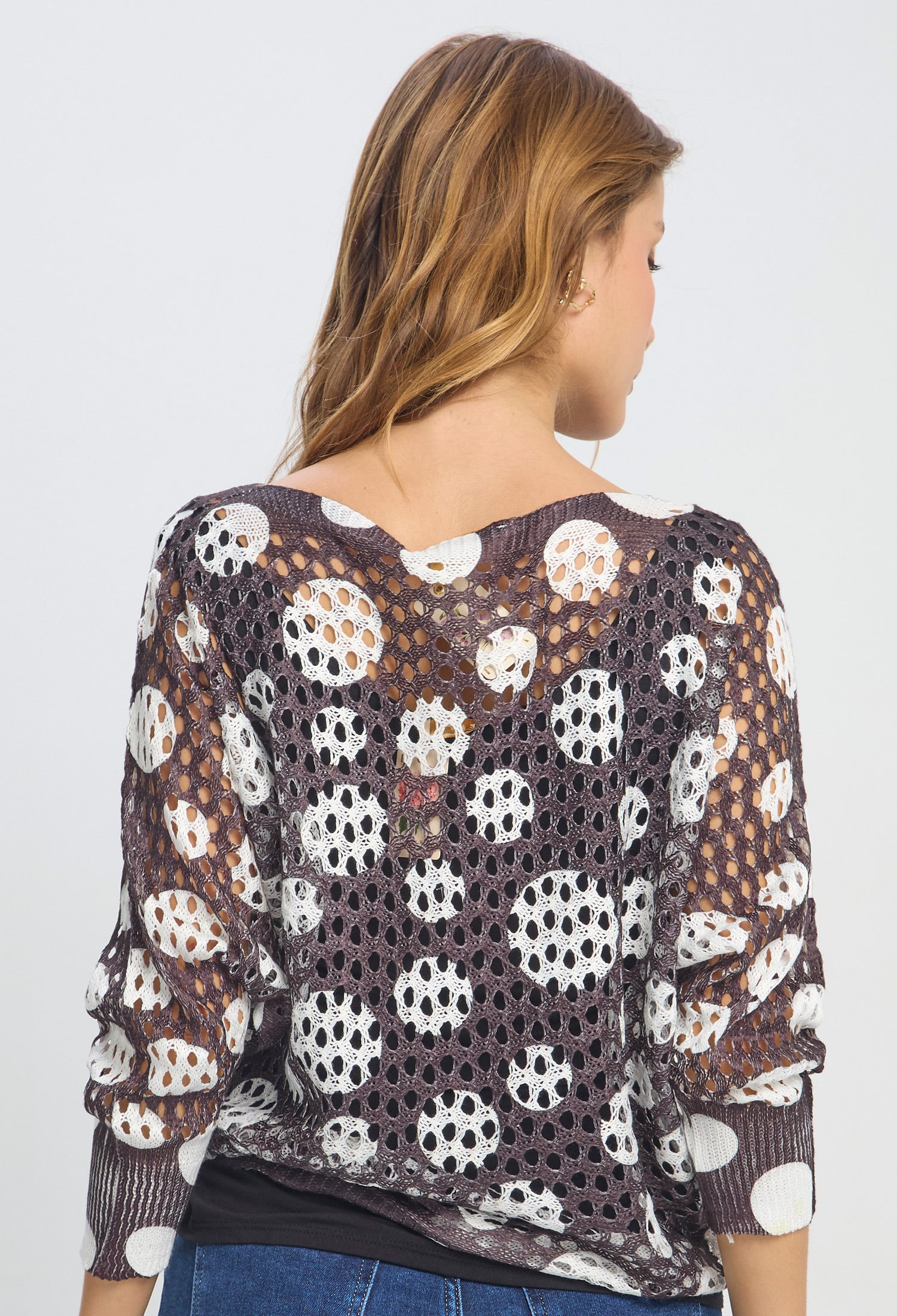 Blusa Tejida Lunares - SALE