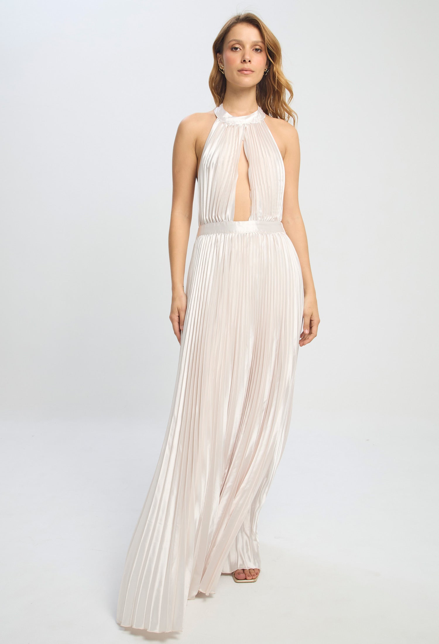 Vestido Largo Plisado  - SALE