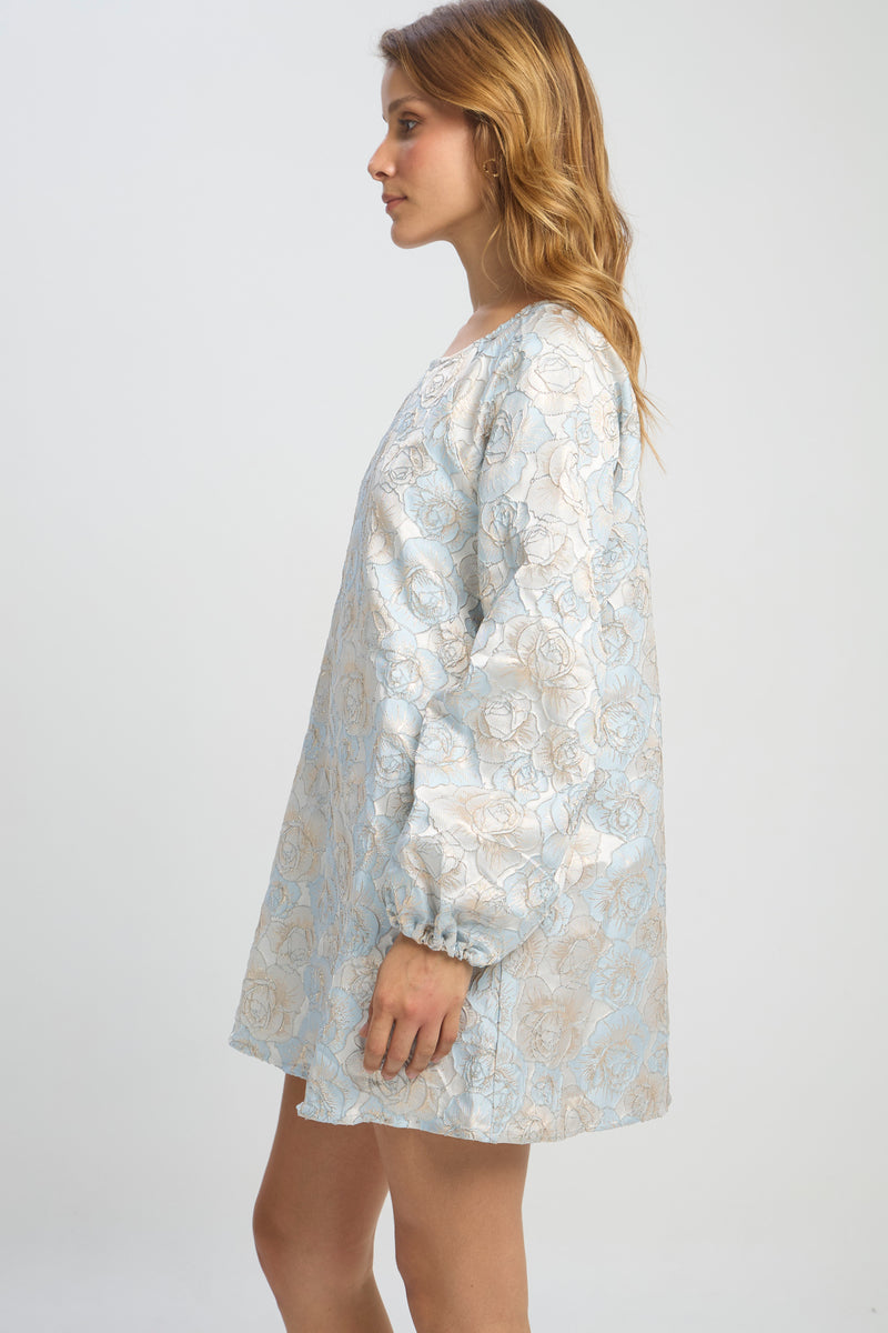 Vestido Bordado Flores vista 2 - Outlet BYBLA Colombia