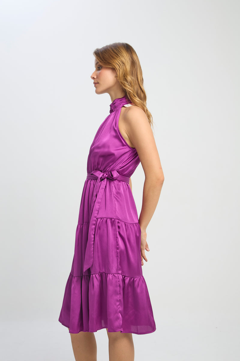 Vestido Corto Halter vista 2 - Outlet BYBLA Colombia