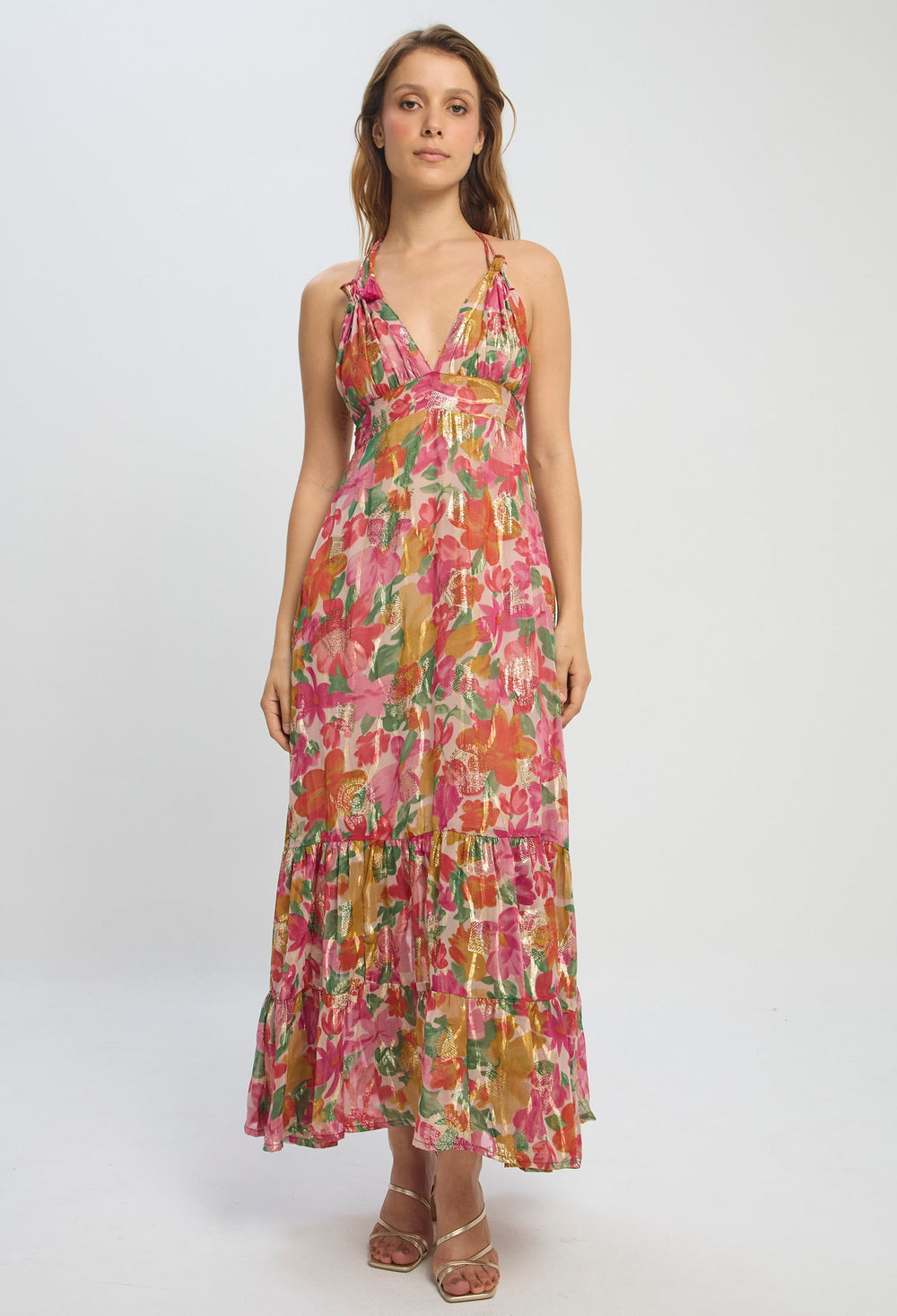 Vestido V Escotado - Outlet BYBLA Colombia