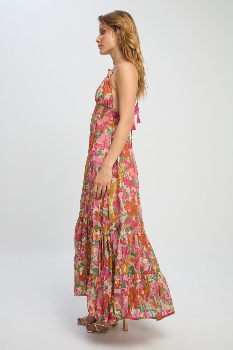 Vestido V Escotado vista 2 - Outlet BYBLA Colombia