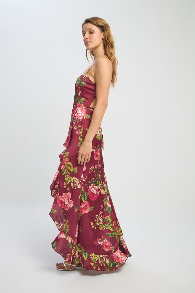 Vestido Vuelo Flores vista 2 - Outlet BYBLA Colombia