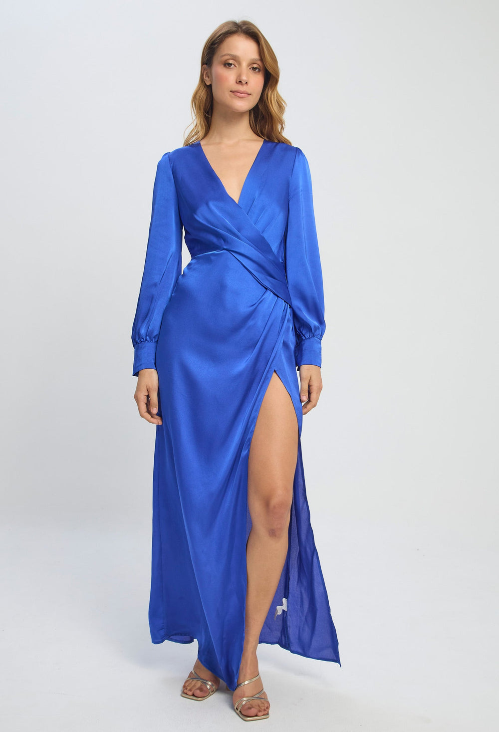 Vestido Largo Cruzado - Outlet BYBLA Colombia